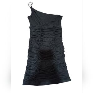 Forever 21 Black One-Shoulder Dress